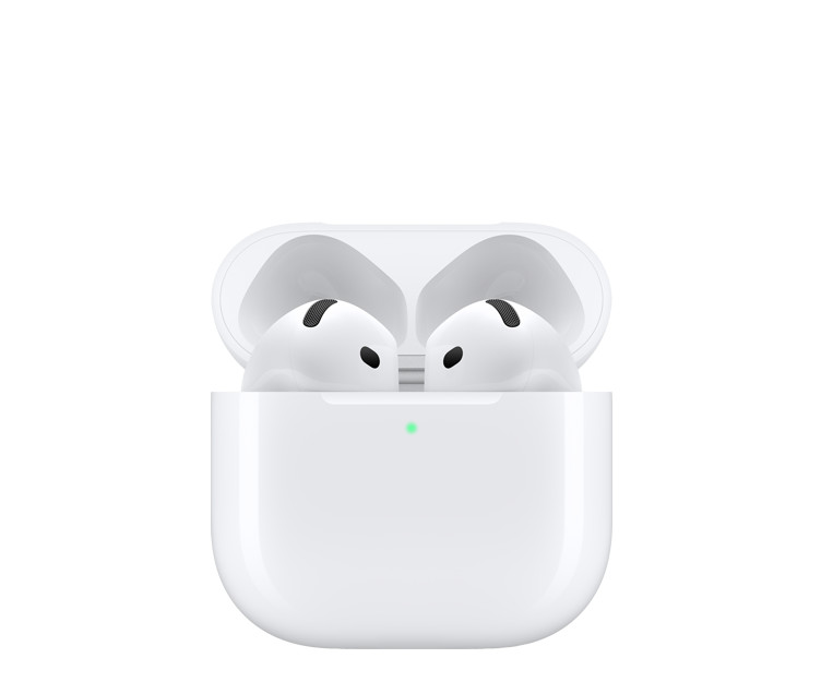 AirPods case opening and closing shows snap interaction.